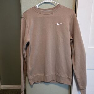 Nike Men's Beige Crewneck Sweater